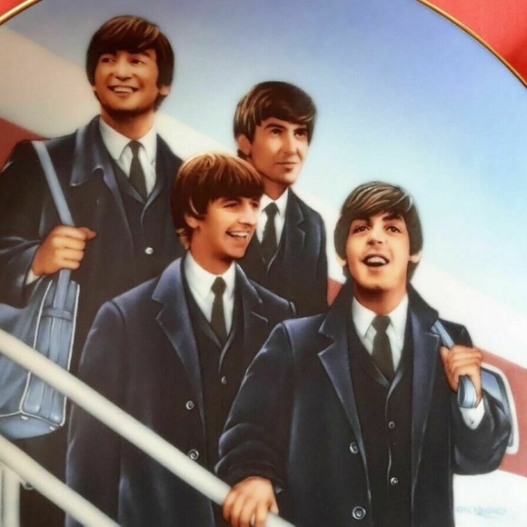Beatles Collectable Plate in the Limited Edition of Hello America - Picture 3 of 6